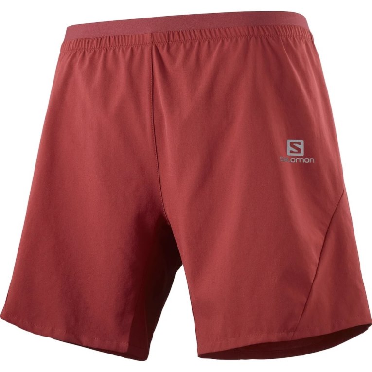 Calções Salomon Cross 7'' Masculino Vermelhas | PT B35498